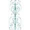 Door Panel Scroll Wall Stencil | 2903 by Designer Stencils | Pattern Stencils | Reusable Stencils for Painting | Safe &#x26; Reusable Template for Wall Decor | Try This Stencil Instead of a Wallpaper | Easy to Use &#x26; Clean Art Stencil Pattern